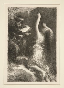 Parsifal : acte II, évocation de Kundry - Ignace Henri Jean Fantin Latour