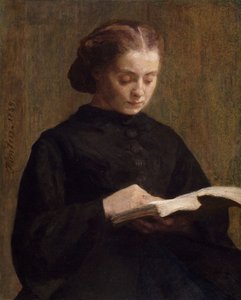 Portrait de Mademoiselle Marie Fantin-Latour, 1859 - Ignace Henri Jean Fantin Latour