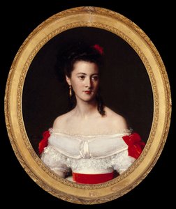 Portrait de Marguerite de Biron. Peinture de Henri Fantin-Latour