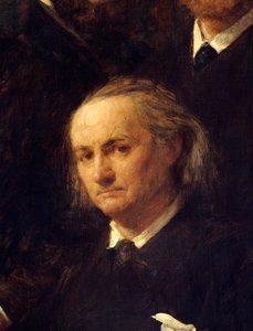 Portrait du poète Charles Baudelaire (détail) - Ignace Henri Jean Fantin Latour