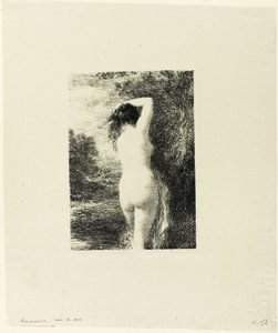 Baigneur debout, troisième plaque