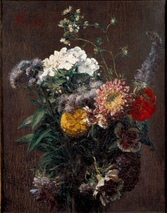 Nature morte: fleurs mélangées, vers 1850-1900 - Ignace Henri Jean Fantin Latour