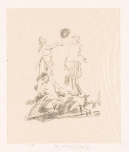 Étude de trois femmes dansantes - Ignace Henri Jean Fantin Latour