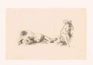 Étude de deux femmes nues - Ignace Henri Jean Fantin Latour