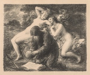 La tentation de Saint Antoine - Ignace Henri Jean Fantin Latour