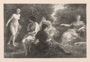 Les Baigneurs - Ignace Henri Jean Fantin Latour