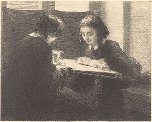 Les brodeuses - Ignace Henri Jean Fantin Latour