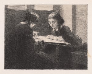 Les brodeuses - Ignace Henri Jean Fantin Latour