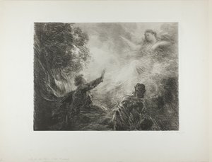 La fée des Alpes, première planche - Ignace Henri Jean Fantin Latour