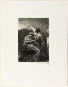 Le mage Balthasar et Fatima - Ignace Henri Jean Fantin Latour