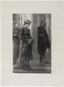 Les Maîtres chanteurs de Nuremberg, Acte I : Walther et Eva se rencontrent