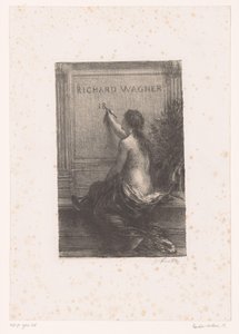 Page de titre pour : Richard Wagner, sa vie et ses œuvres - Ignace Henri Jean Fantin Latour