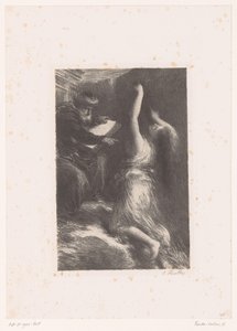 Le magicien Klingsor invoque Kundry (Parsifal. Acte II. Évocation de Kundry) - Ignace Henri Jean Fantin Latour