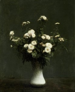 Vase de chrysanthèmes