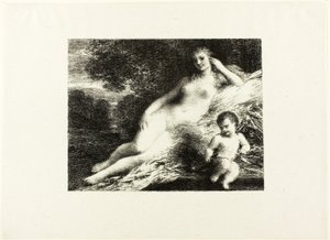 Vénus et Cupidon, deuxième planche - Ignace Henri Jean Fantin Latour