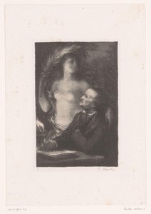 Wagner regarde sa muse - Ignace Henri Jean Fantin Latour