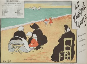 Les Fossiles Programme du Théâtre Libre, 1892