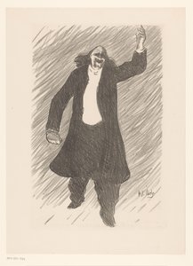 Portrait du chansonnier Marcel Legay - Henri Gabriel Ibels
