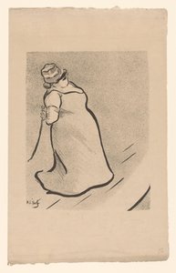 Portrait de la chanteuse Jeanne Bloch (Le Café Concert)