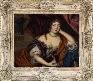 Portrait de Louise Renée de Penancoët de Kérouaille, Duchesse de Portsmouth 1649-1734 - Henri Gascar