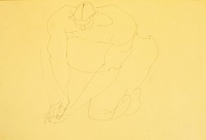 Homme Nu Agenouillé II - Henri Gaudier Brzeska