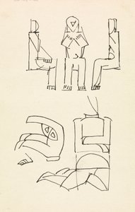 Cinq études de figures - Henri Gaudier Brzeska