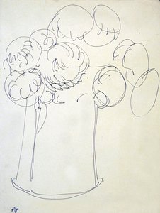 Fleurs dans un pichet - Henri Gaudier Brzeska