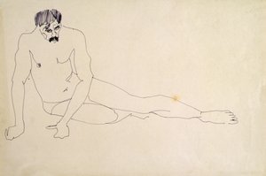 Nu masculin au repos - Henri Gaudier Brzeska