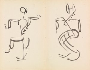 Figures dansantes masculines et féminines
