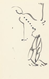 Étude pour "Danseuse en pierre rouge" - Henri Gaudier Brzeska