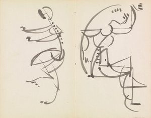 Deux Études de Figures - Henri Gaudier Brzeska