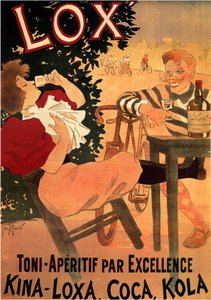 Lox Toni-Apératif par Excellence. Kina-Loxa, Coca, Kola