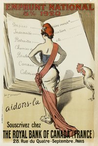 Souscrivez chez The Royal Bank of Canada France, 1920 - Henri Georges Meunier