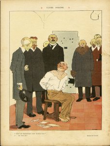 Illustration de Henri Gousse dans Le Rire, 27/03/09 - Toilette ultime - Peine de mort Exécution Échafaud - Henri Gousse
