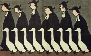Les Oies, caricature anticléricale de 