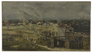 Bataille de Champigny - Épisode de la guerre de 1870, vers 1882