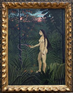 Ève au paradis terrestre - Henri J.F. Rousseau