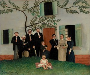 La Famille - Henri J.F. 1844 1910 Rousseau