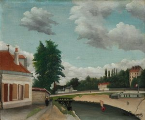 Périphérie de Paris - Henri J.F. Rousseau