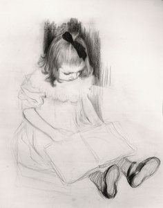 Fille lisant
