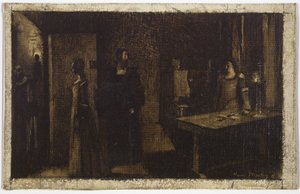 Le Crucifix, vers 1887 (huile sur toile)