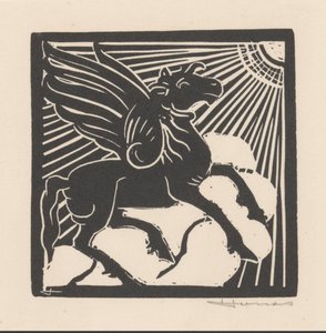 Cheval ailé - Henri Jonas (signed by artist)