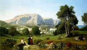 Capri - Henri Joseph Harpignies