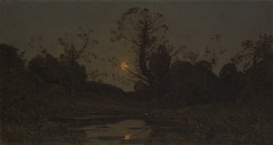 Lever de lune, 1885 - Henri Joseph Harpignies