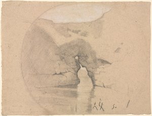 Sorrente, Bains de la Reine Jeanne - Henri Joseph Harpignies