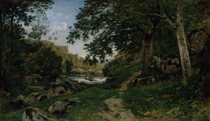 Chemin des roches dans le Morvan - Henri Joseph Harpignies