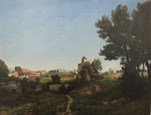 Vue de Rome depuis le mont Palatin, 1865 - Henri Joseph Harpignies