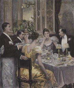 Un dîner - Henri Lafon