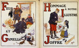 Feu et gamelle, et hommage au maréchal Joffre, illustration de 