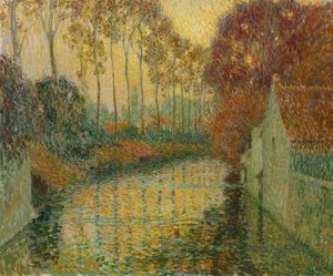 Canal en automne (Gisors)